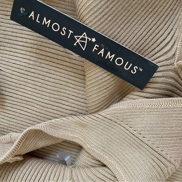 Tan Bodycon Dress - Picture 4 of 5